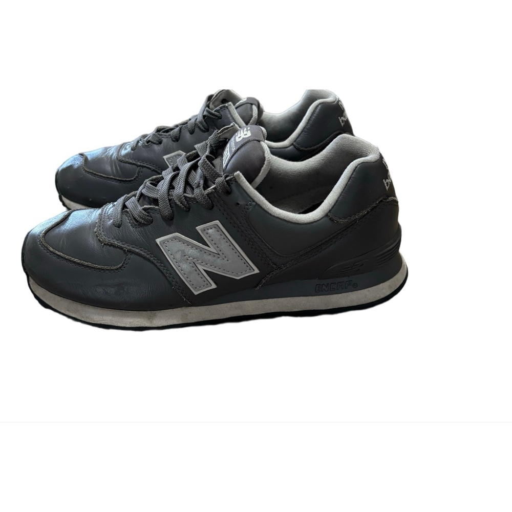 New Balance 574 ML574LPC Gray Leather - Picture 4 of 9